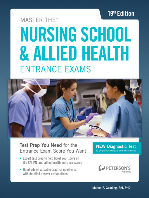 Title details for Master the Nursing School & Allied Health Exams by Peterson's - Available